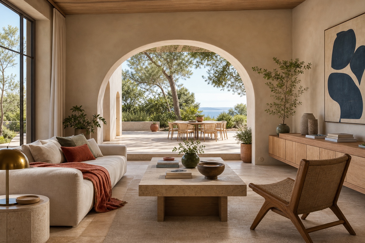 Soft Mediterranean interior